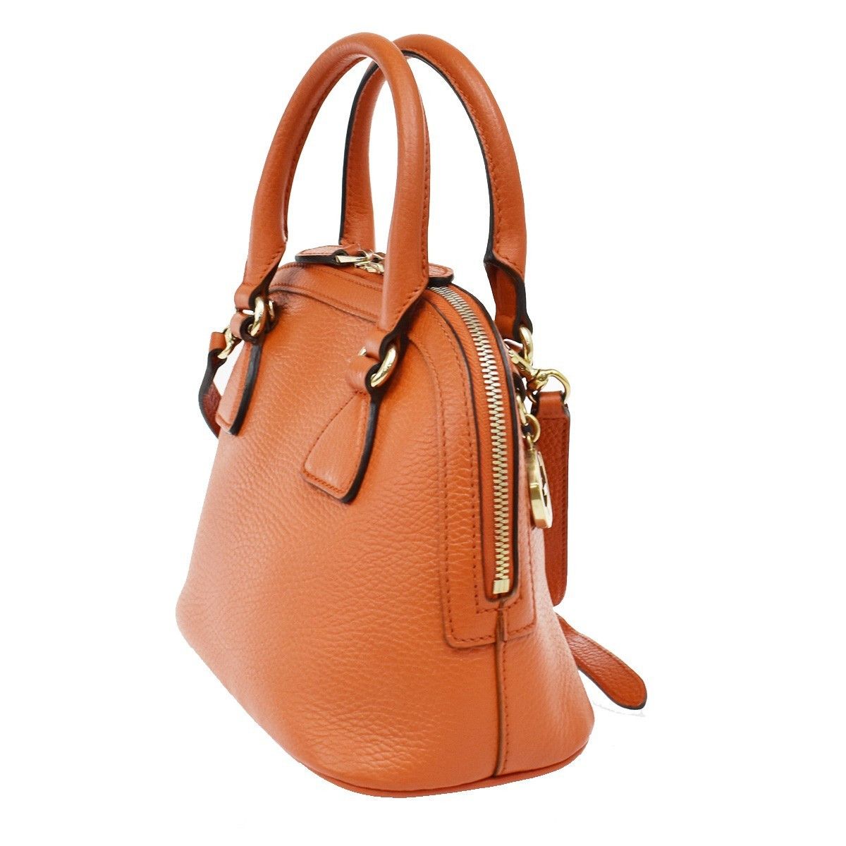 Gucci Gucci GG Charm Convertible Dome Satchel Leather Size ONE SIZE - 4 Thumbnail
