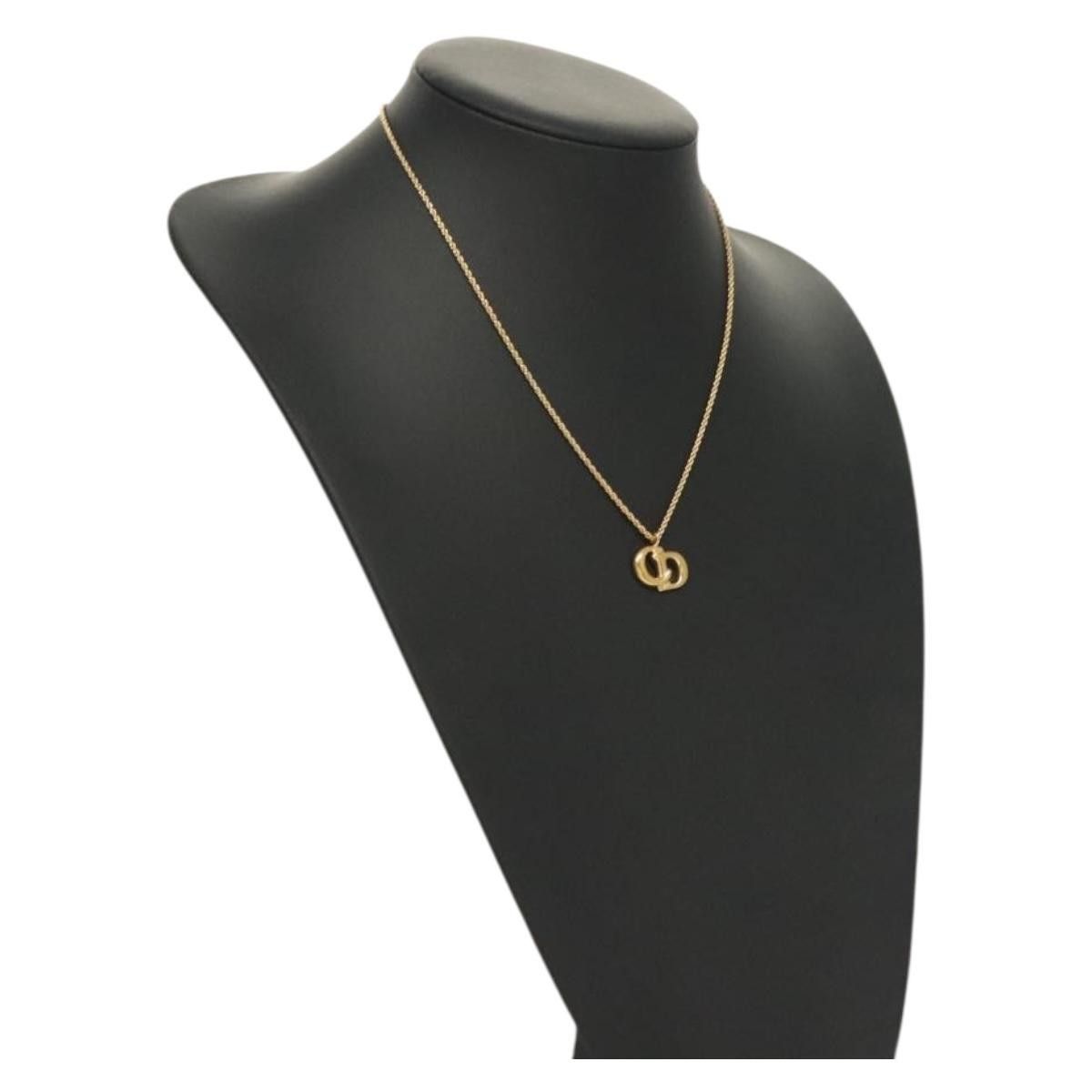 Dior Christian Dior CD Pendant Necklace Metal Size ONE SIZE - 8 Thumbnail