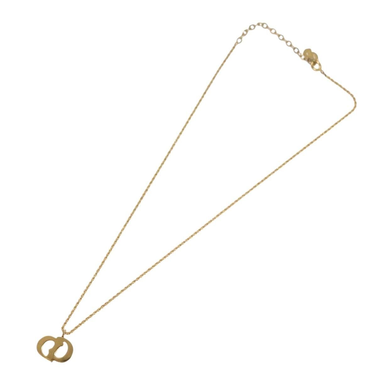 Dior Christian Dior CD Pendant Necklace Metal Size ONE SIZE - 2 Thumbnail