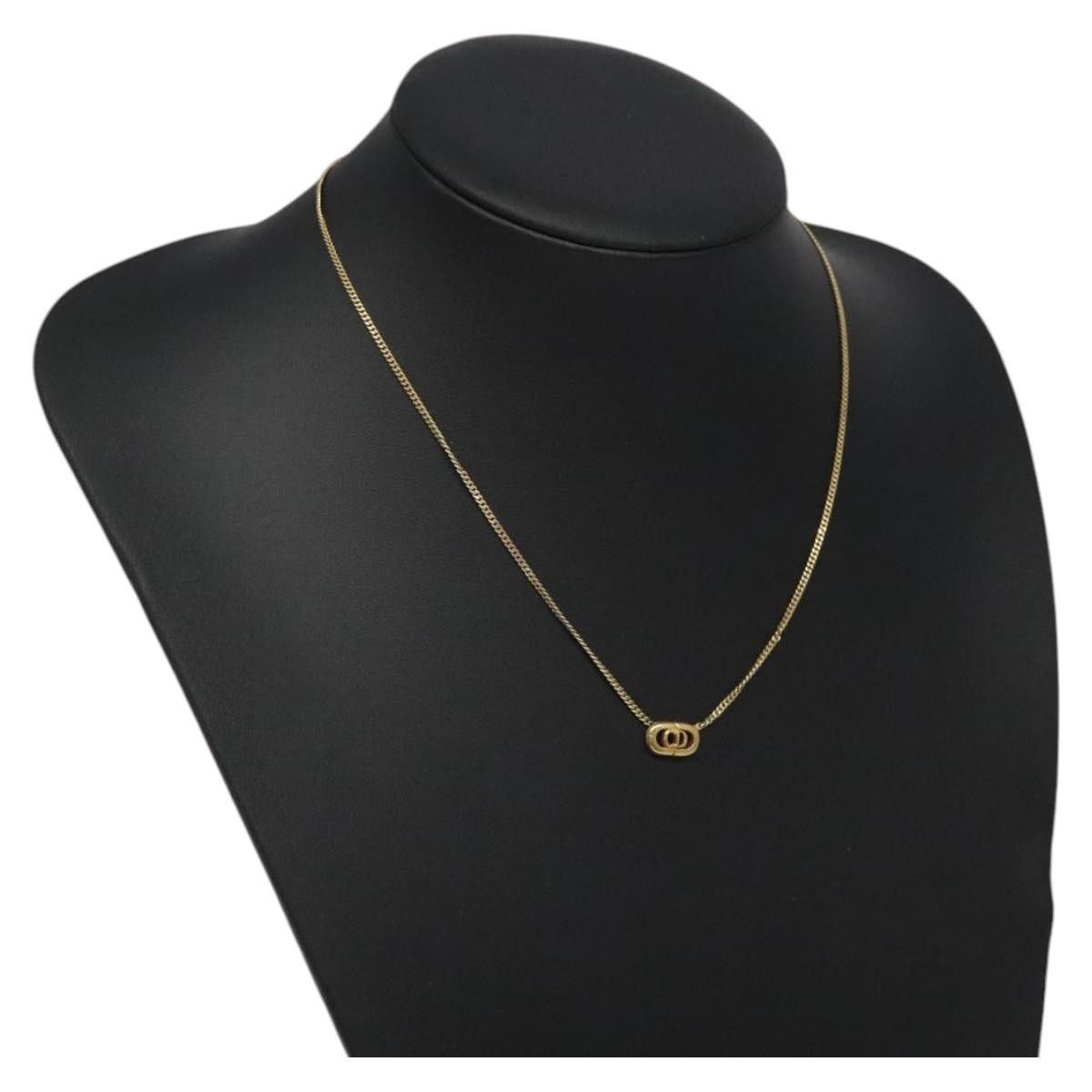 Dior Christian Dior CD Pendant Necklace Metal Size ONE SIZE - 9 Thumbnail