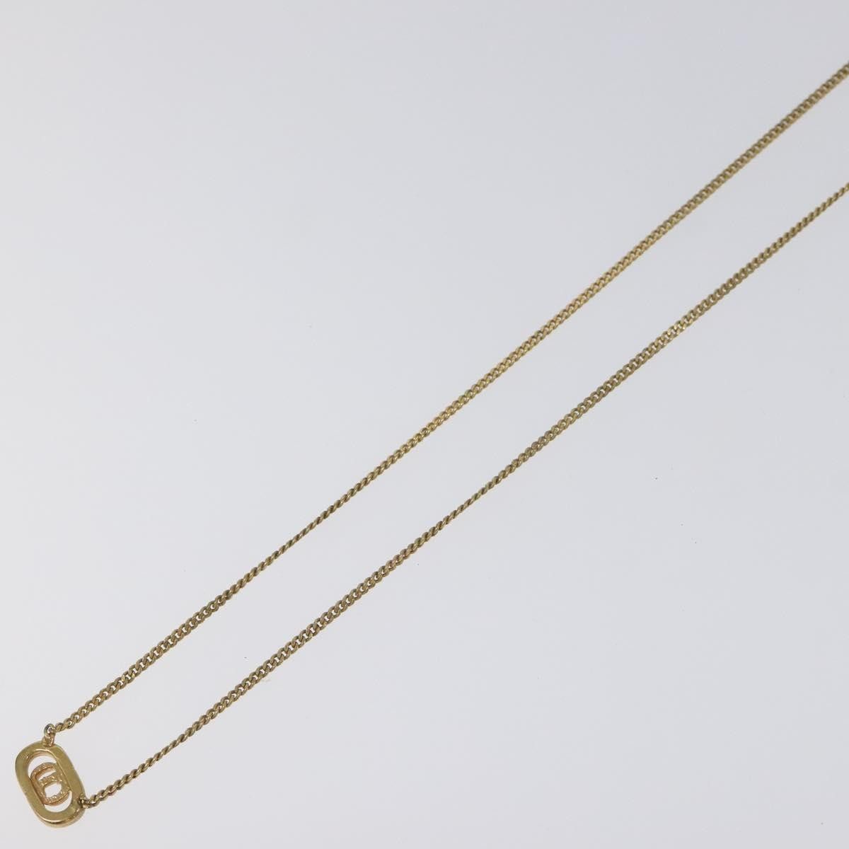 Dior Christian Dior CD Pendant Necklace Metal Size ONE SIZE - 8 Thumbnail