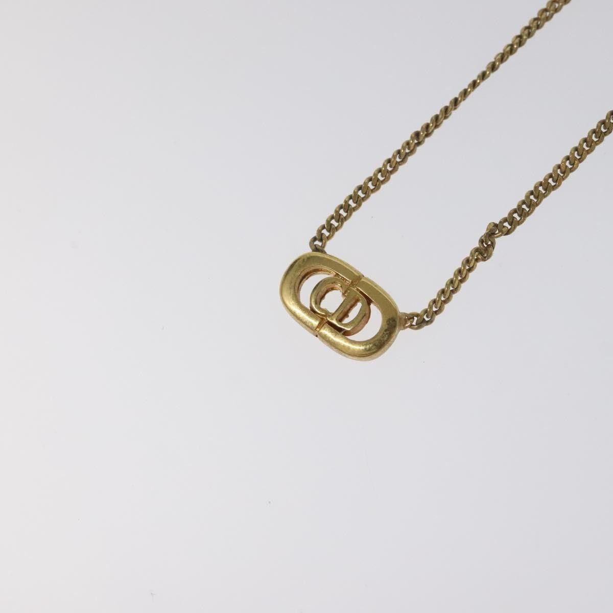 Dior Christian Dior CD Pendant Necklace Metal Size ONE SIZE - 4 Thumbnail