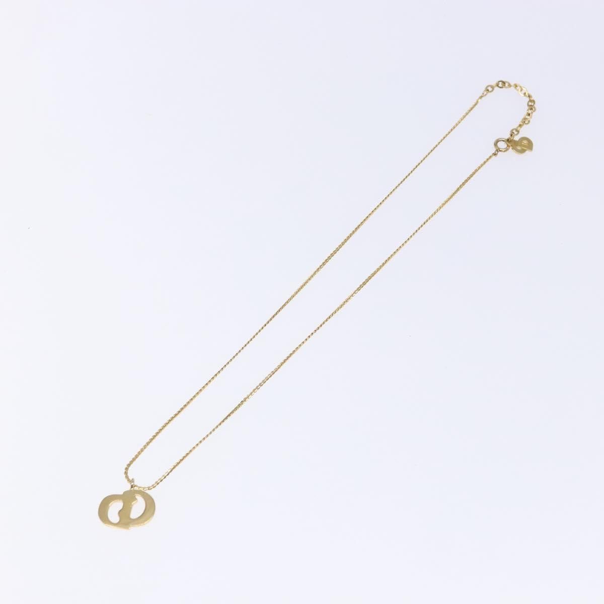 Dior Christian Dior CD Pendant Necklace Metal Size ONE SIZE - 2 Thumbnail