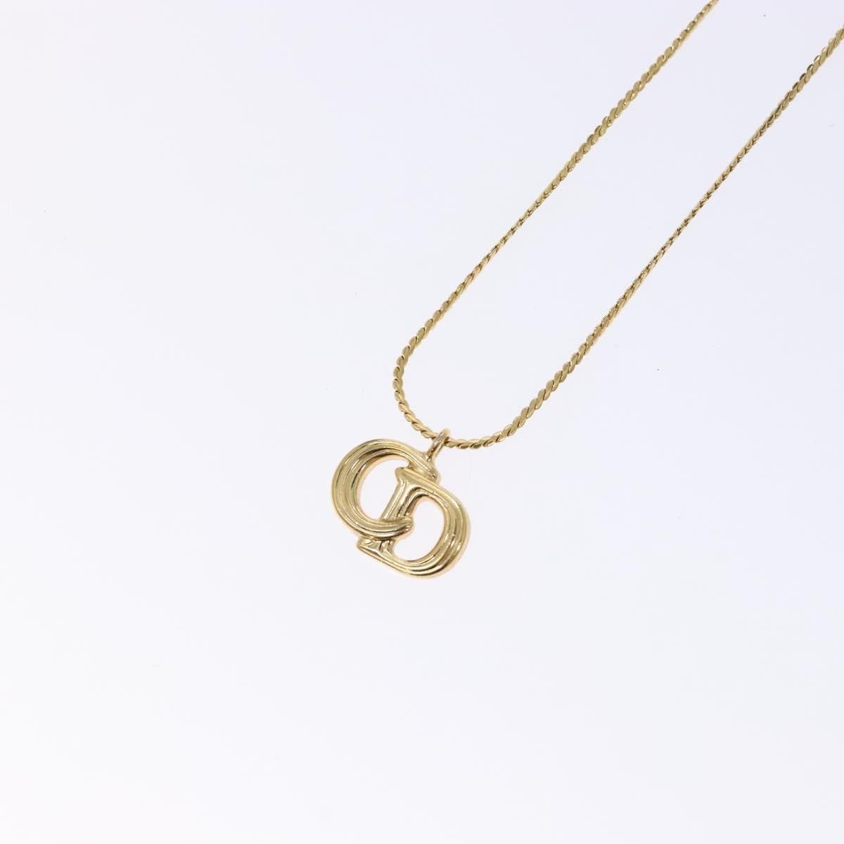 Dior Christian Dior CD Pendant Necklace Metal Size ONE SIZE - 4 Thumbnail