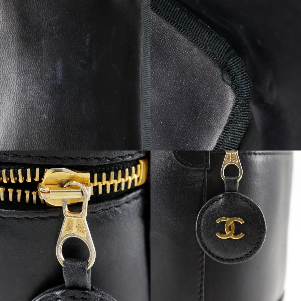 Chanel Chanel Vintage Cosmetic Case Leather Size ONE SIZE - 11 Thumbnail
