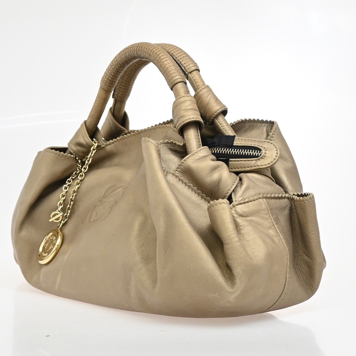 Loewe Loewe Anagram Logo Nappa Aire Hand Bag Leather Size ONE SIZE - 3 Thumbnail