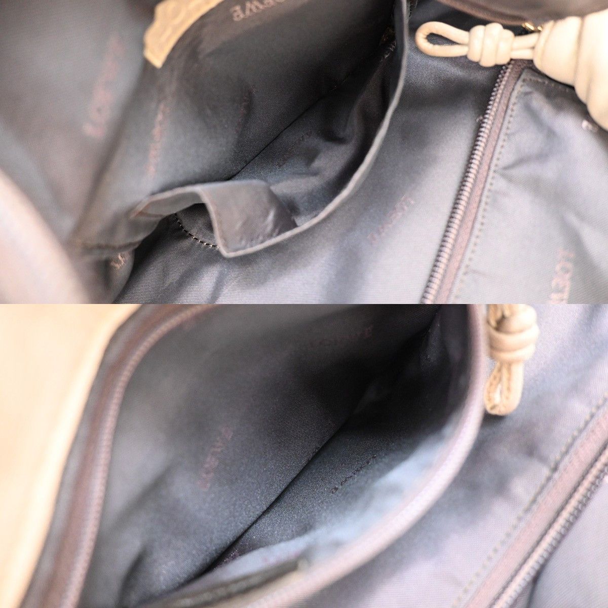 Loewe Loewe Anagram Logo Nappa Aire Hand Bag Leather Size ONE SIZE - 15 Thumbnail