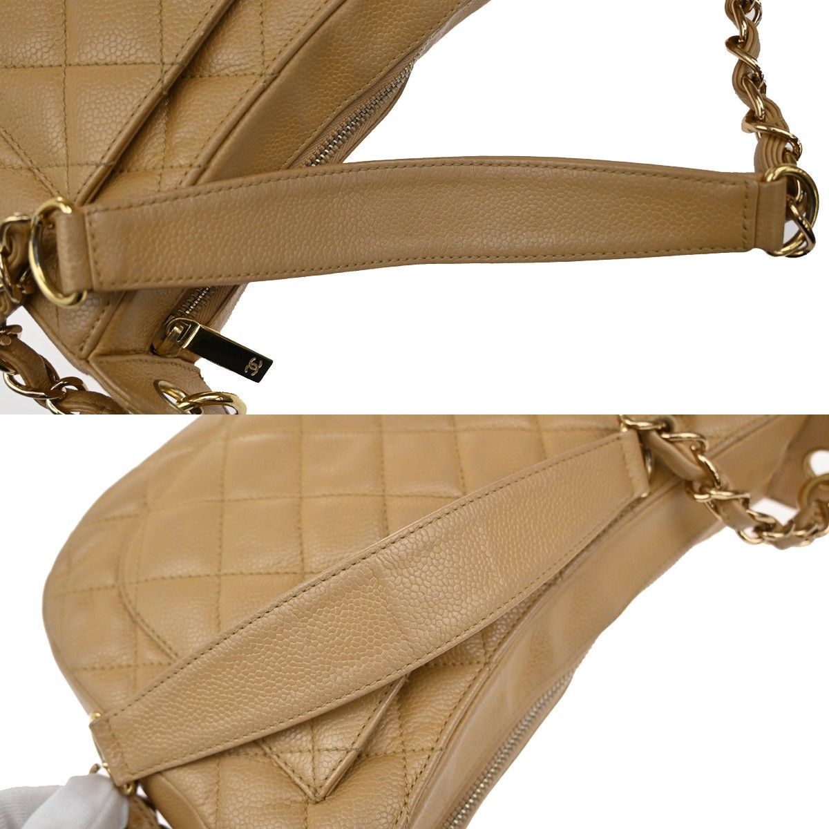 Chanel Chanel Logo Chain Shoulder Bag Leather Size ONE SIZE - 8 Thumbnail