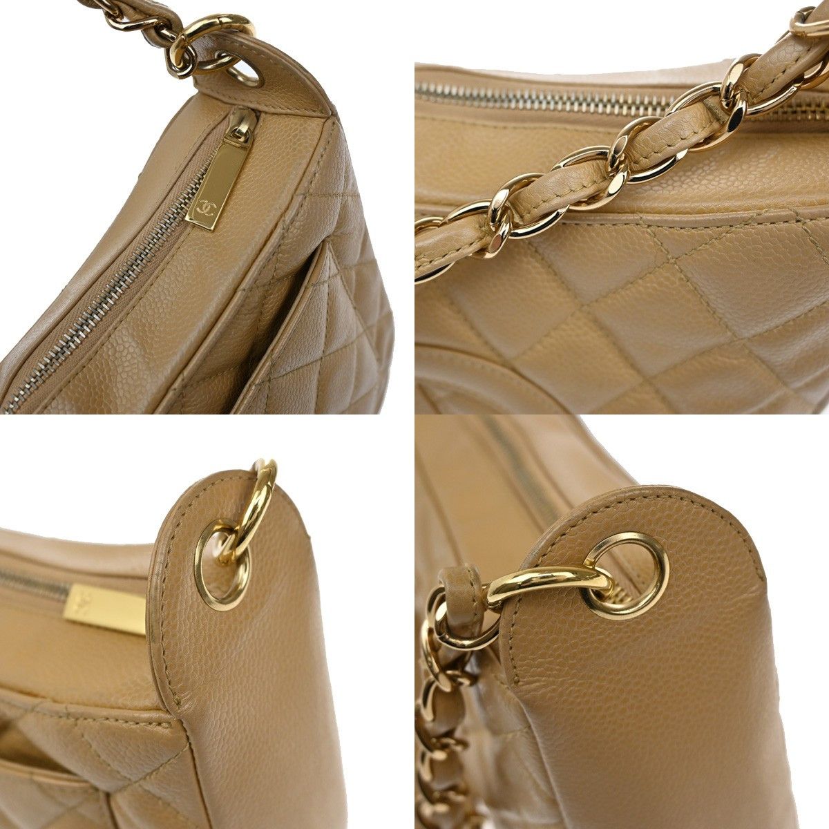 Chanel Chanel Logo Chain Shoulder Bag Leather Size ONE SIZE - 12 Thumbnail