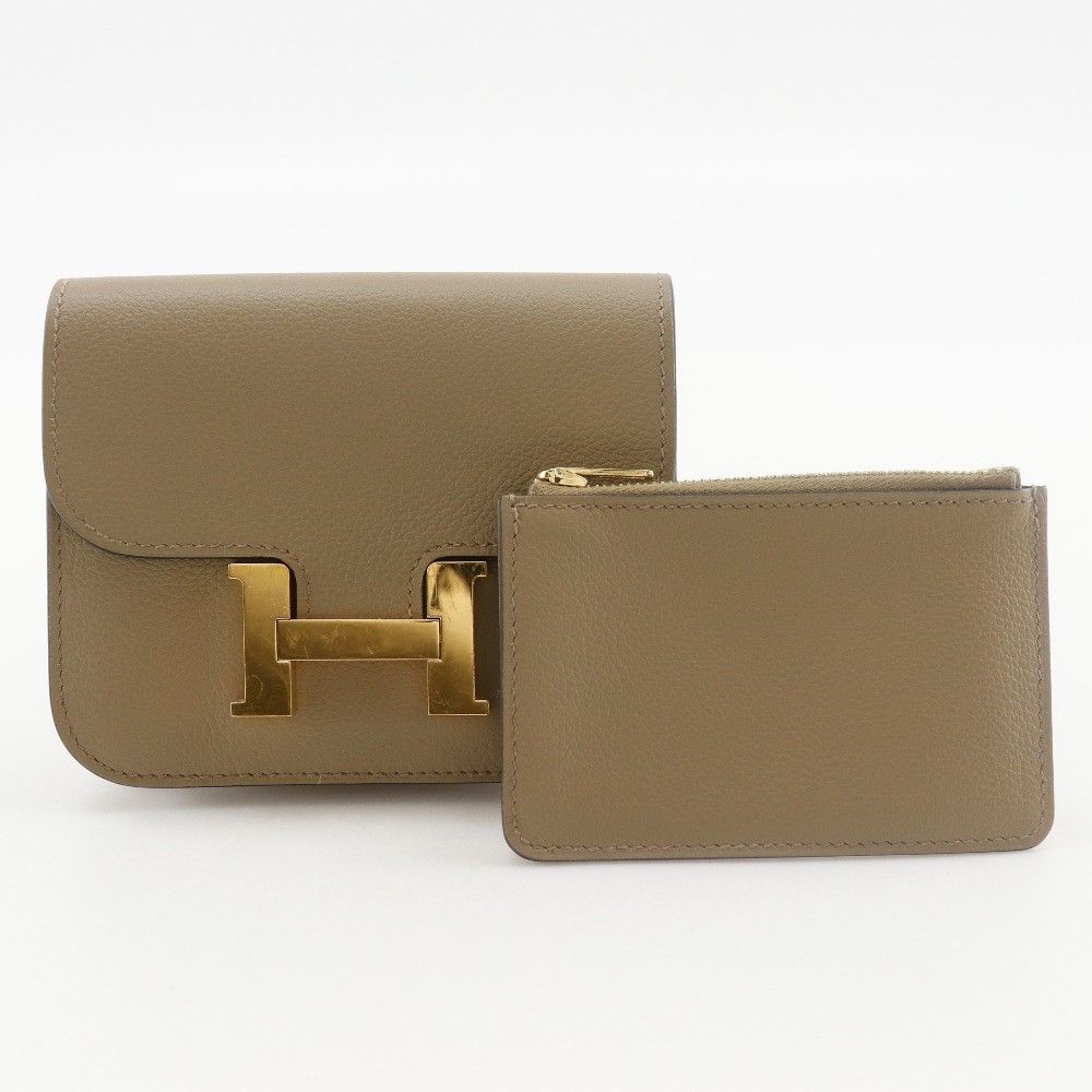 Hermes Hermes Constance Slim Wallet Shave Color Size ONE SIZE - 11 Thumbnail