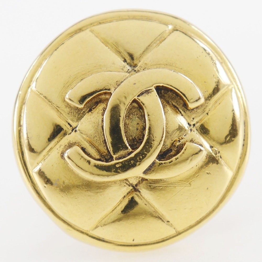 Chanel Chanel Vintage Round CC Clip-On Earrings Metal Size ONE SIZE - 4 Thumbnail