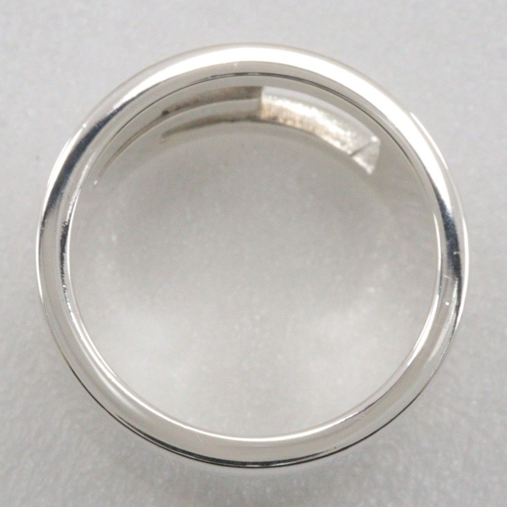 Gucci Gucci Logo Band Ring Sterling Silver Size ONE SIZE - 4 Thumbnail