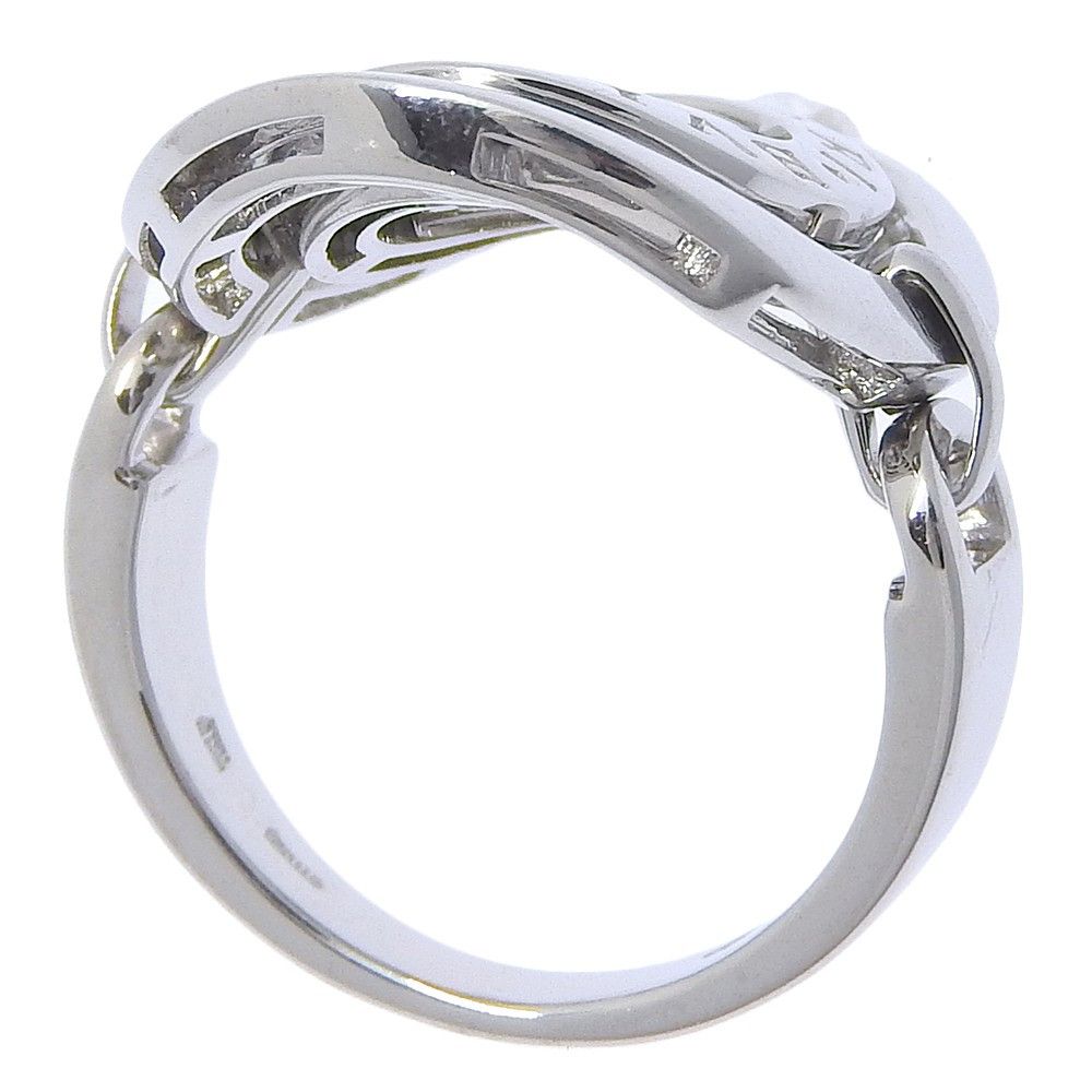 Bvlgari Bvlgari Astrale Cerchi Shield Ring 18K White Gold Size ONE SIZE - 2 Thumbnail