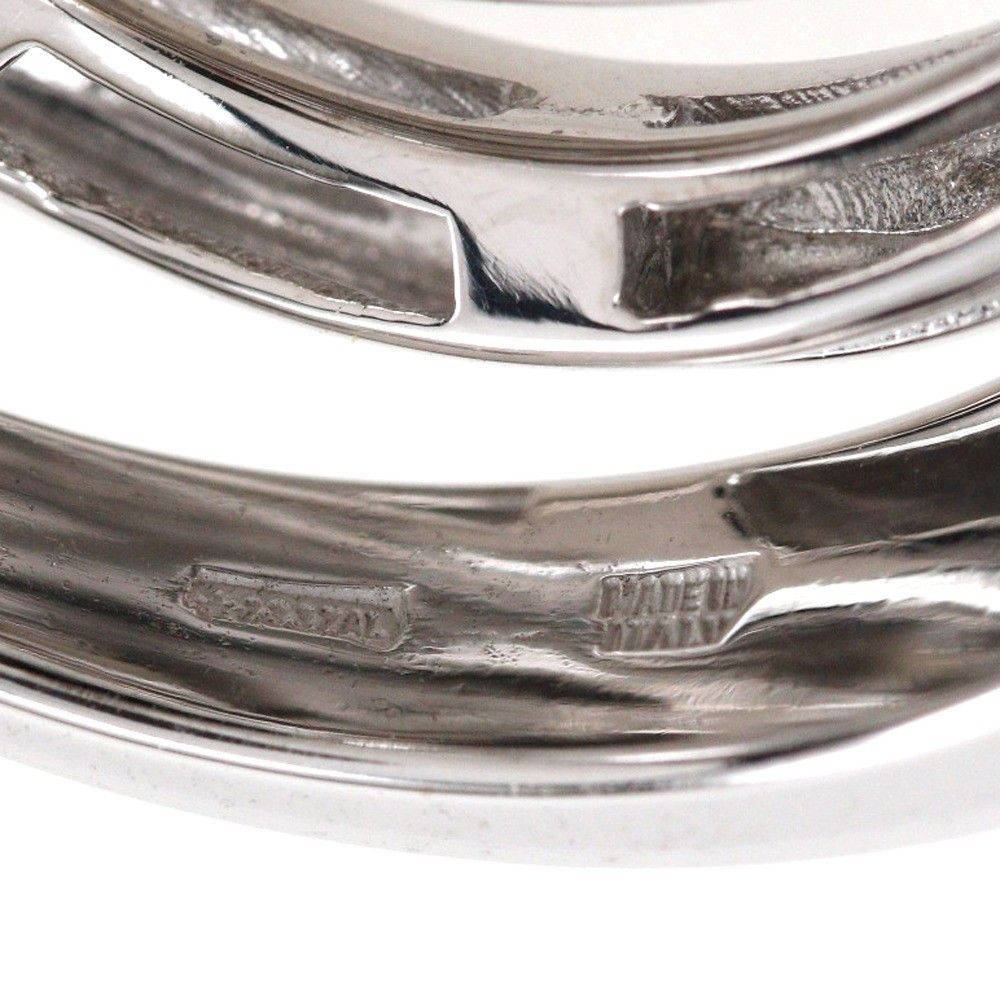 Bvlgari Bvlgari Astrale Cerchi Shield Ring 18K White Gold Size ONE SIZE - 6 Thumbnail