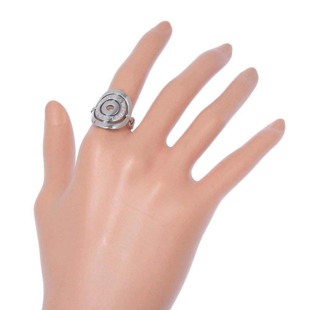Bvlgari Bvlgari Astrale Cerchi Shield Ring 18K White Gold Size ONE SIZE - 8 Thumbnail