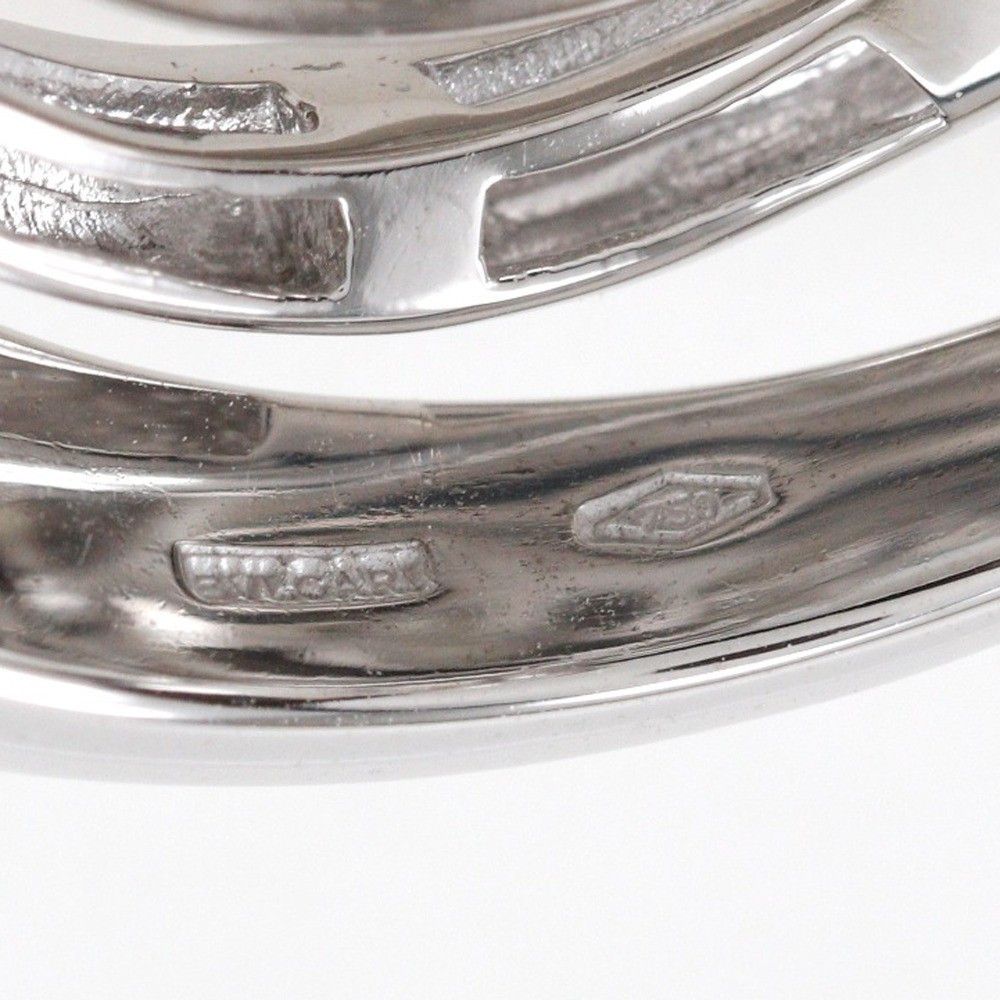 Bvlgari Bvlgari Astrale Cerchi Shield Ring 18K White Gold Size ONE SIZE - 7 Thumbnail