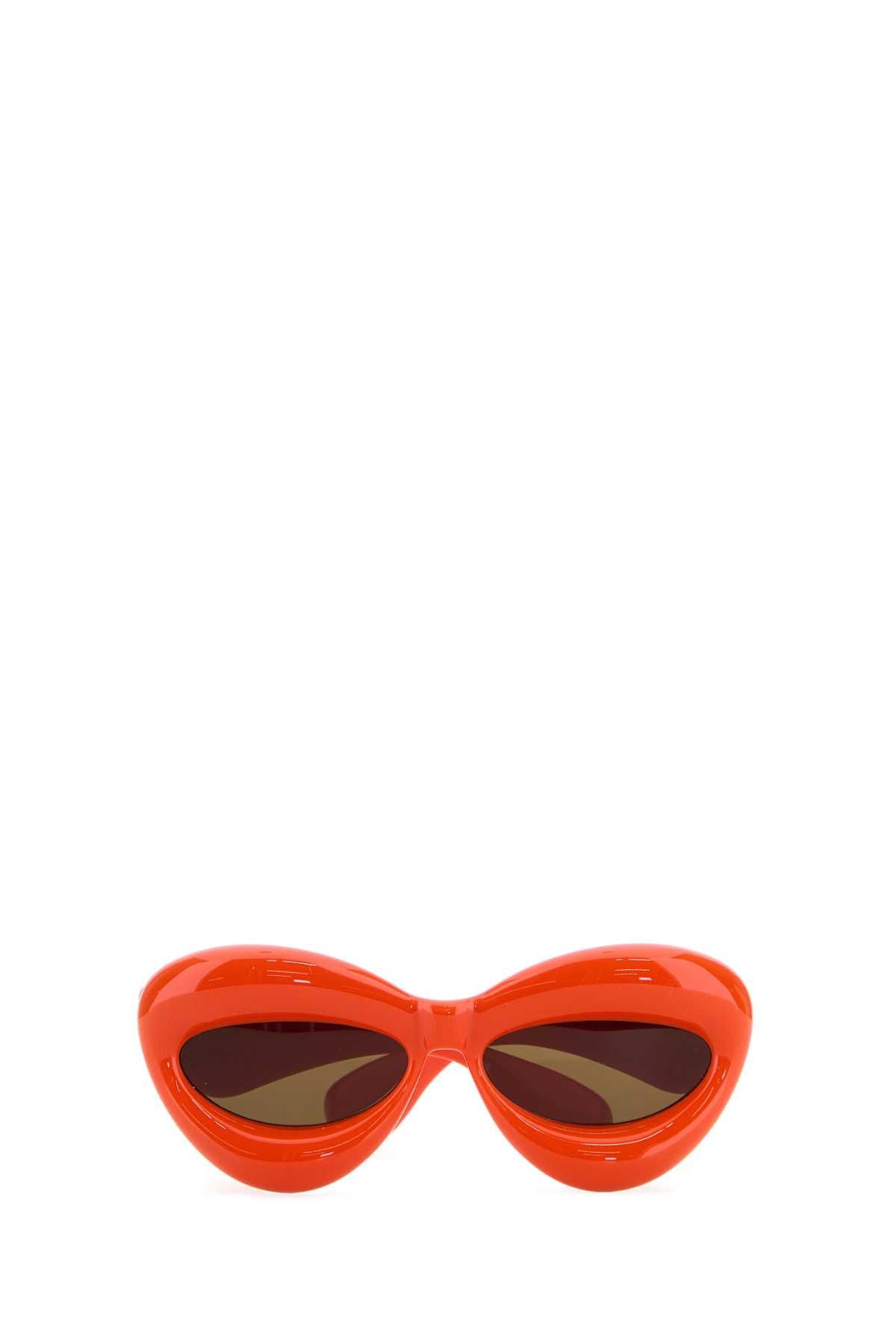 Loewe Orange Acetate Sunglasses Size ONE SIZE - 2 Thumbnail