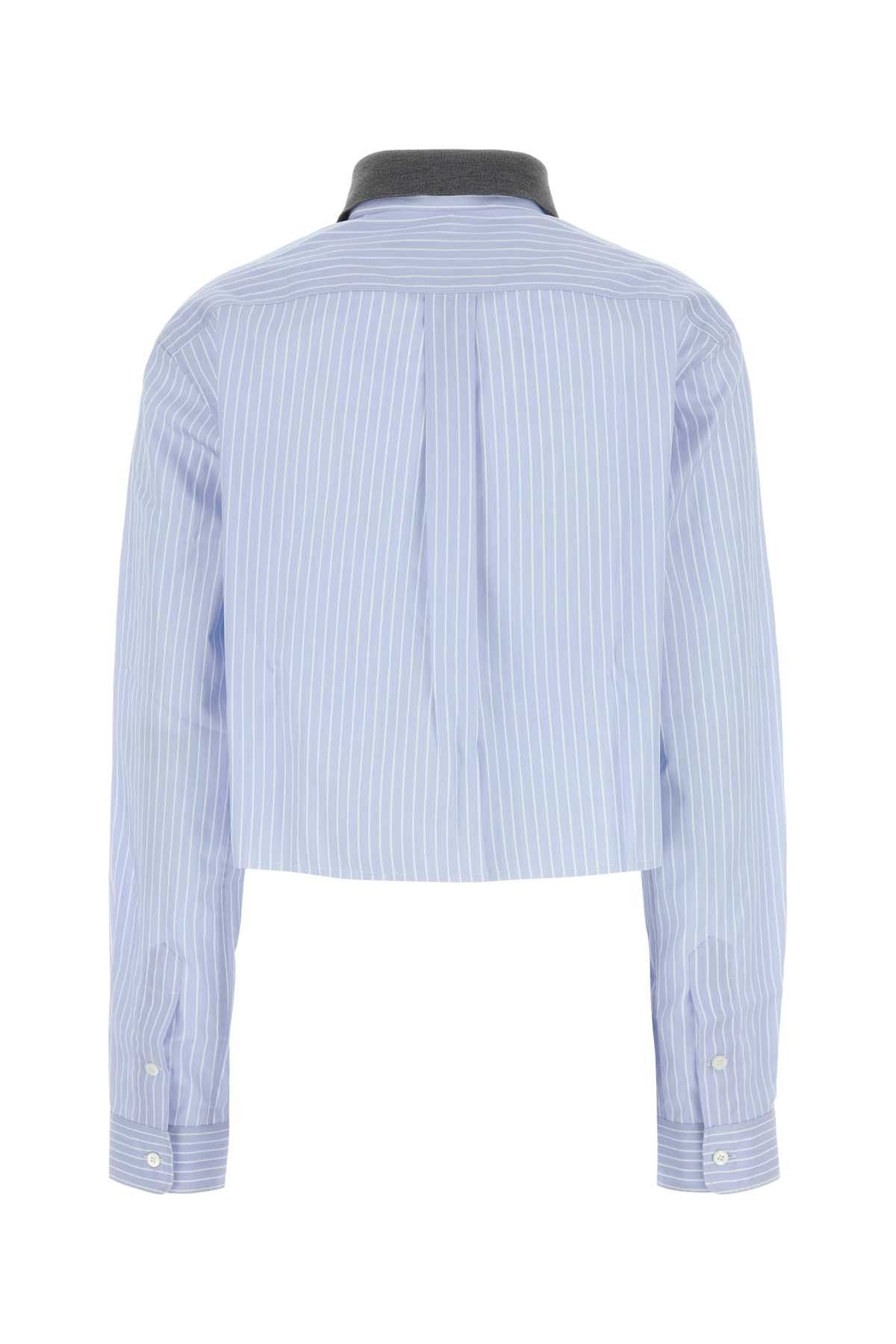 Miu Miu Embroidered Poplin Shirt Size M / US 6-8 / IT 42-44 - 2 Thumbnail