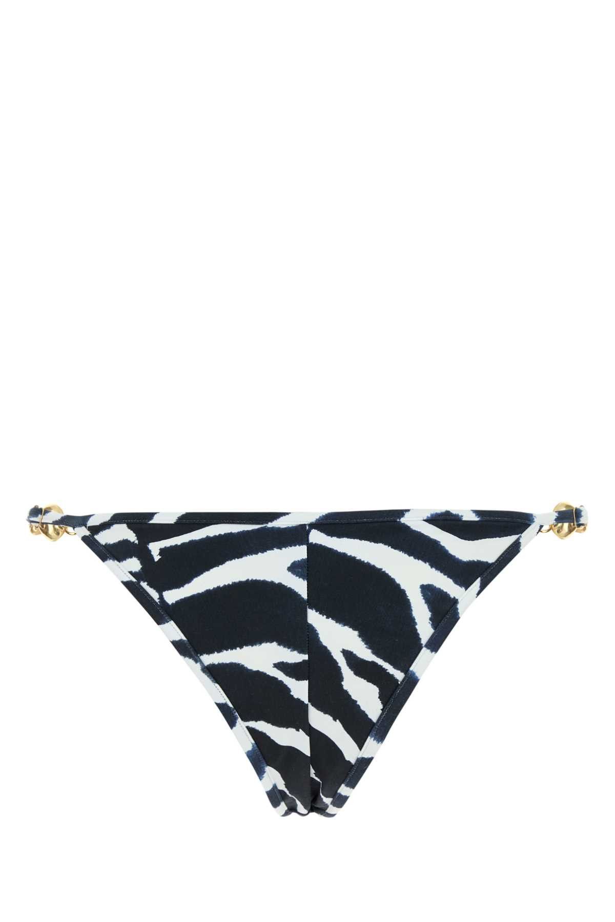 Reina Olga Pretend Stretch Nylon Splash Bikini Bottom Size L / US 10 / IT 46 - 2 Thumbnail