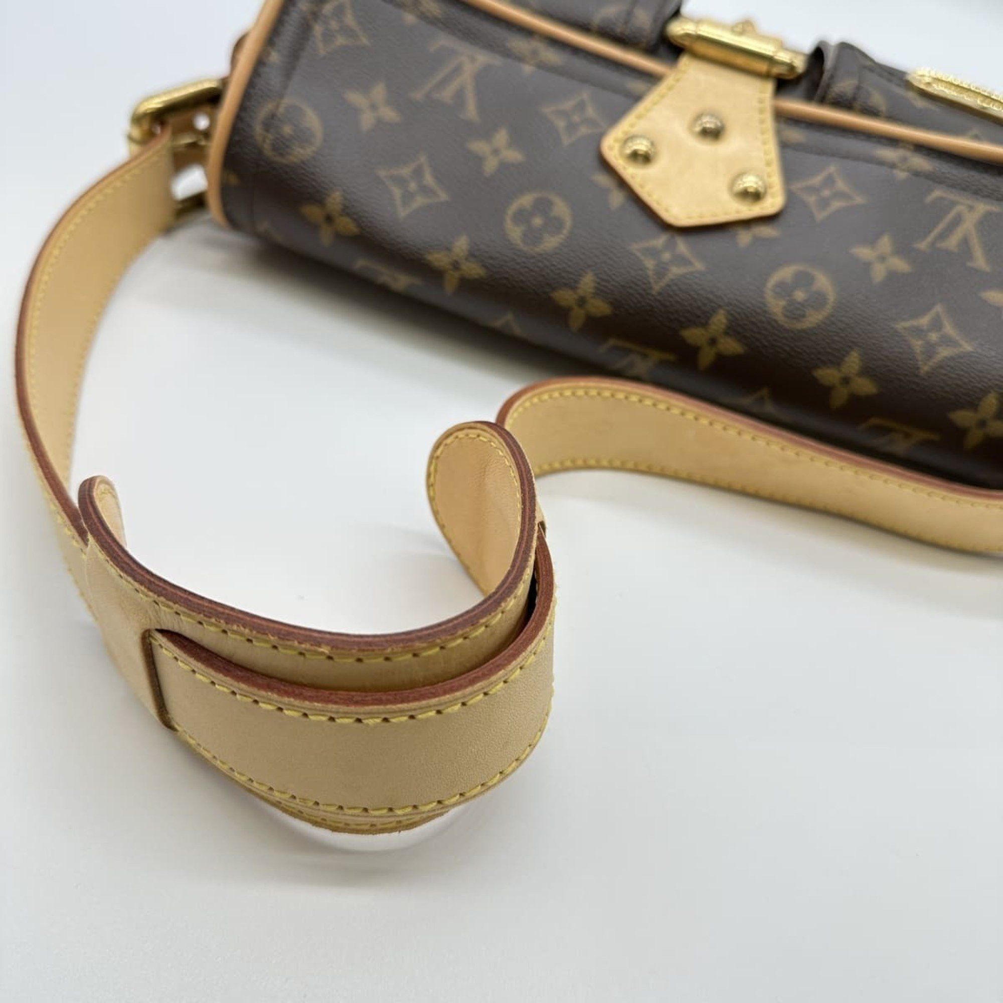Louis Vuitton LOUIS VUITTON M40027 Hudson PM Shoulder Bag, Brown, Monogram, for Men and Women Size ONE SIZE - 6 Thumbnail