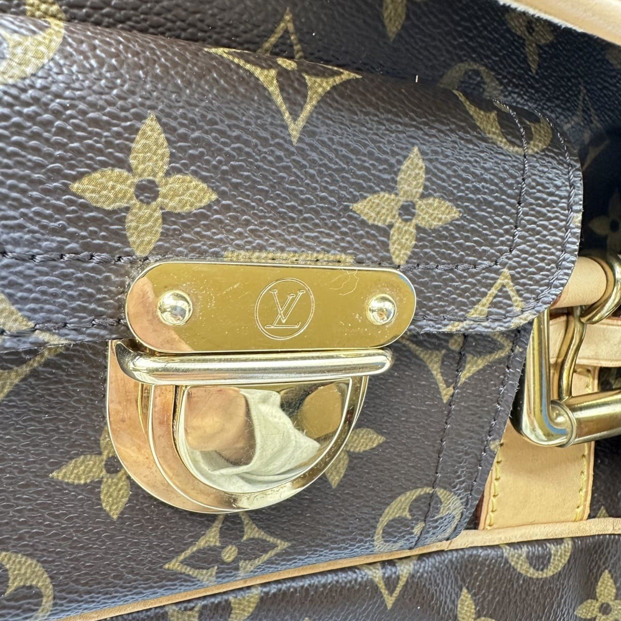 Louis Vuitton LOUIS VUITTON M40027 Hudson PM Shoulder Bag, Brown, Monogram, for Men and Women Size ONE SIZE - 12 Thumbnail