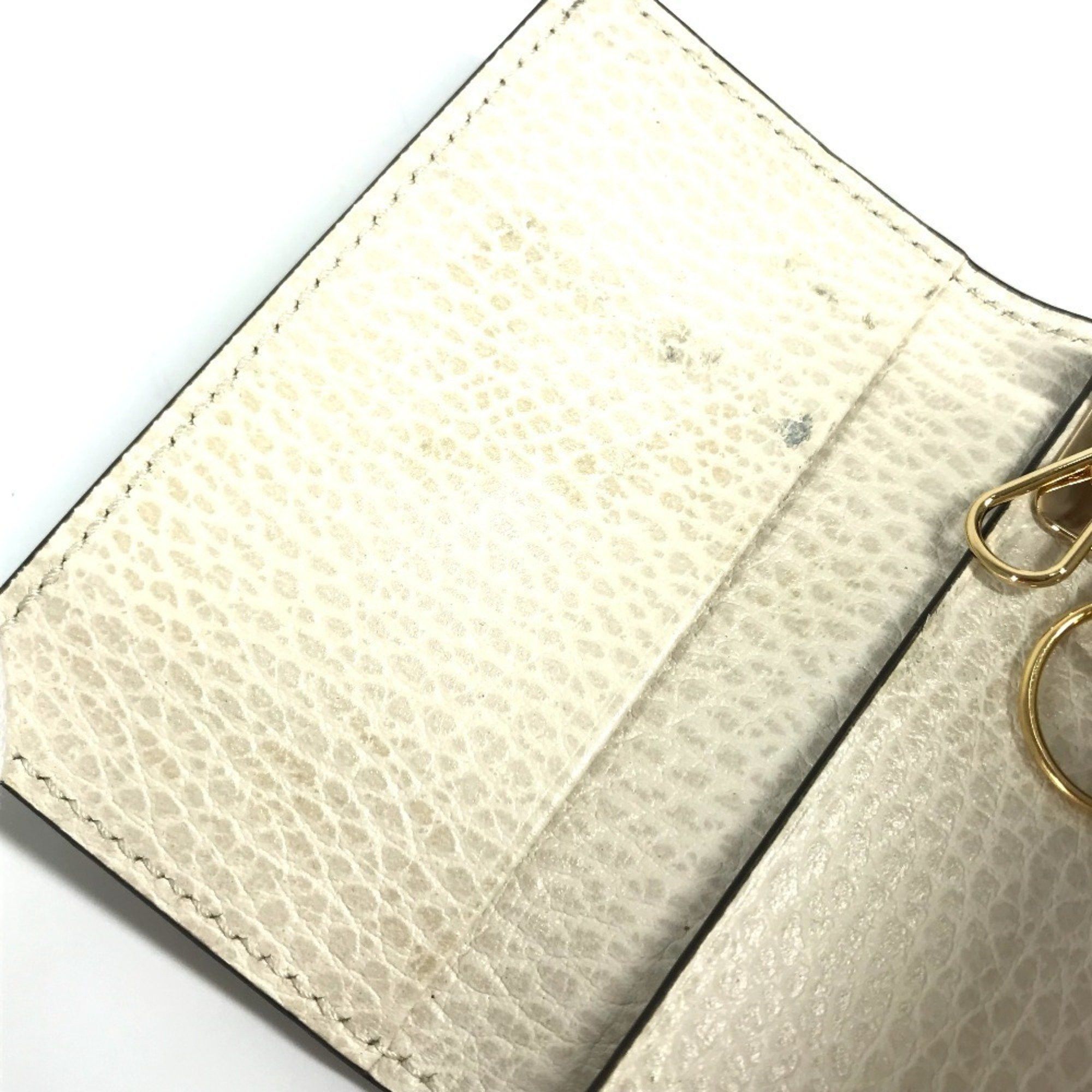 Gucci GUCCI 456118 Logo GG 6-Key Case, PVC/Leather, Unisex, Beige Size ONE SIZE - 4 Thumbnail