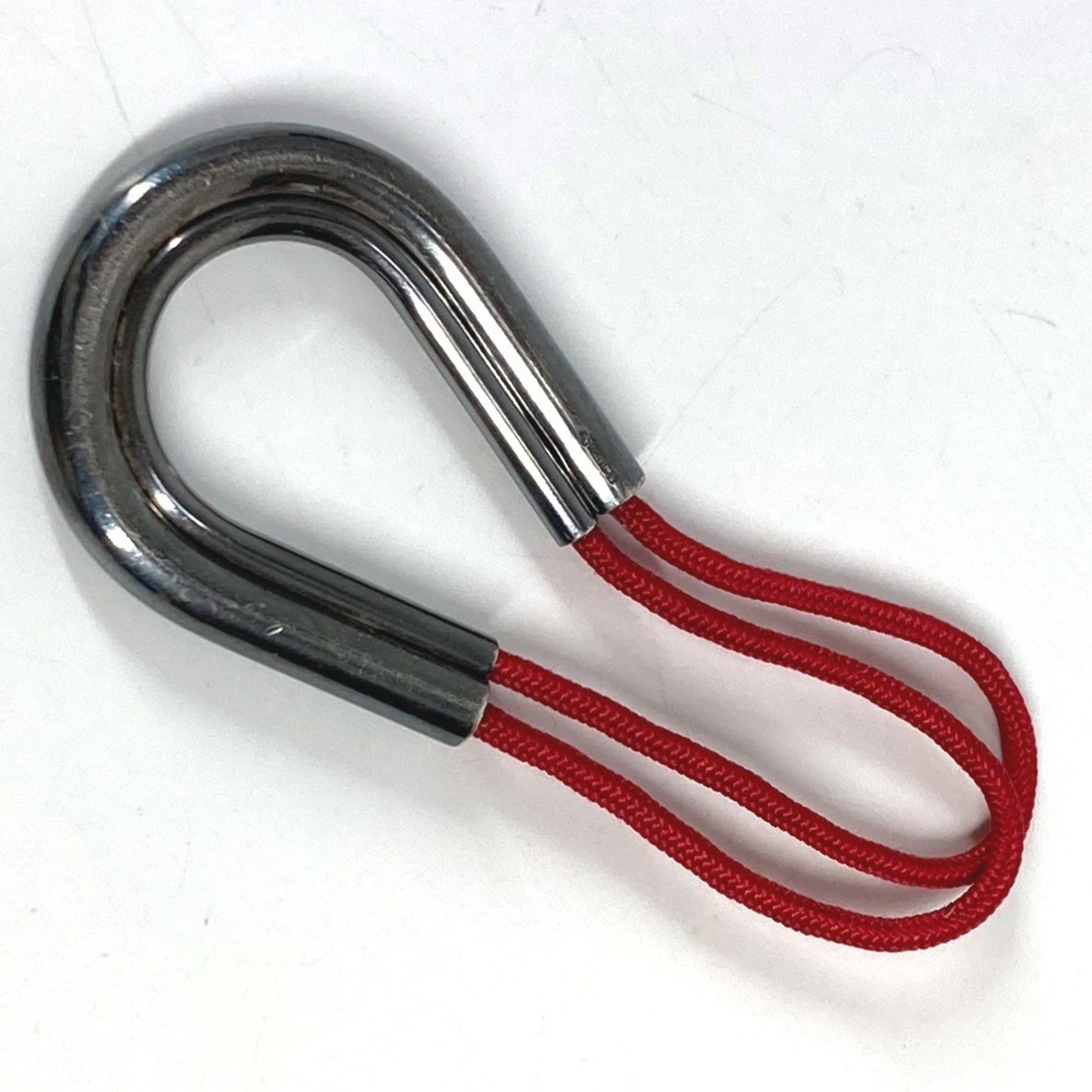 Hermes HERMES Declick Bag Charm Key Ring Keychain AG925 Unisex Red Size ONE SIZE - 2 Thumbnail