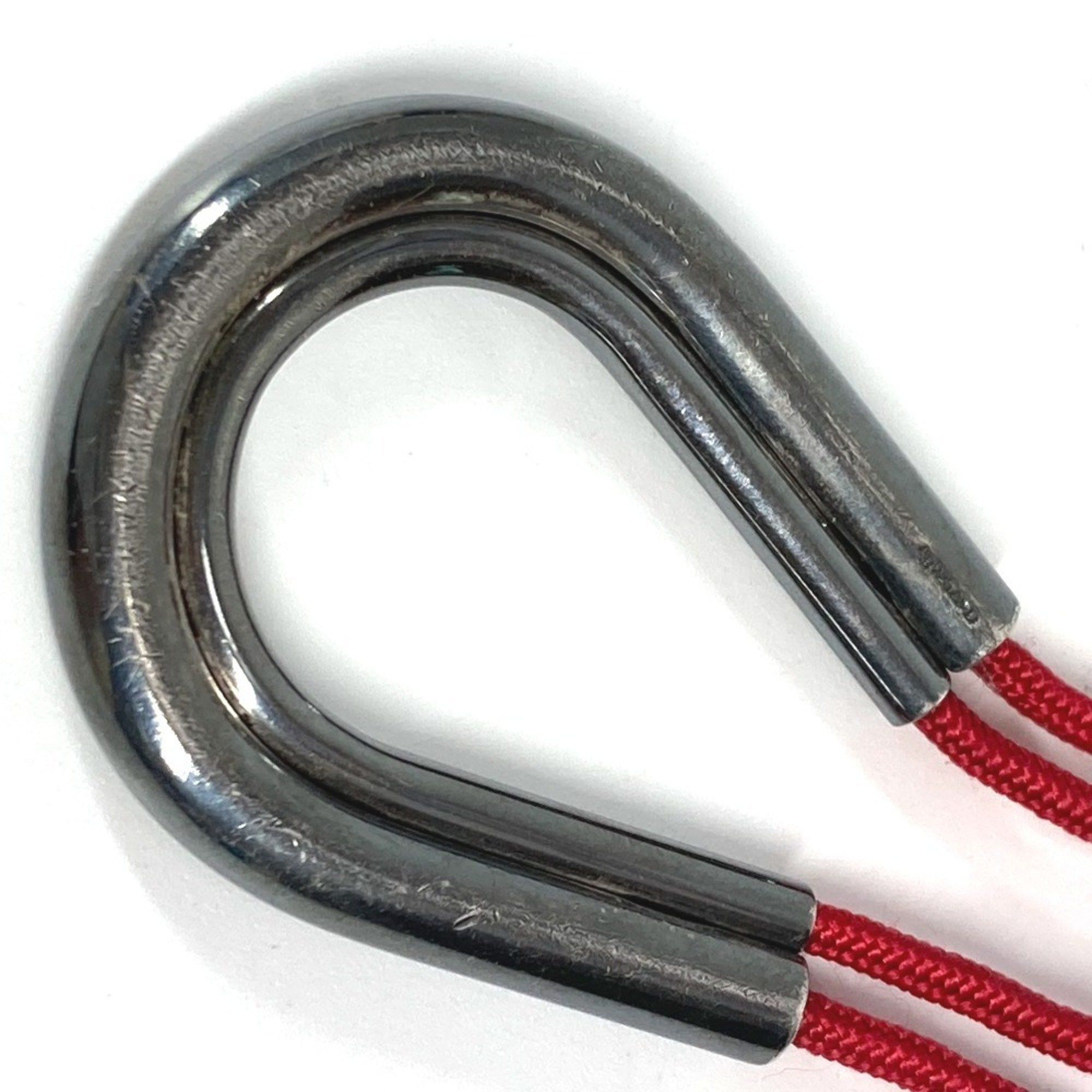 Hermes HERMES Declick Bag Charm Key Ring Keychain AG925 Unisex Red Size ONE SIZE - 4 Thumbnail