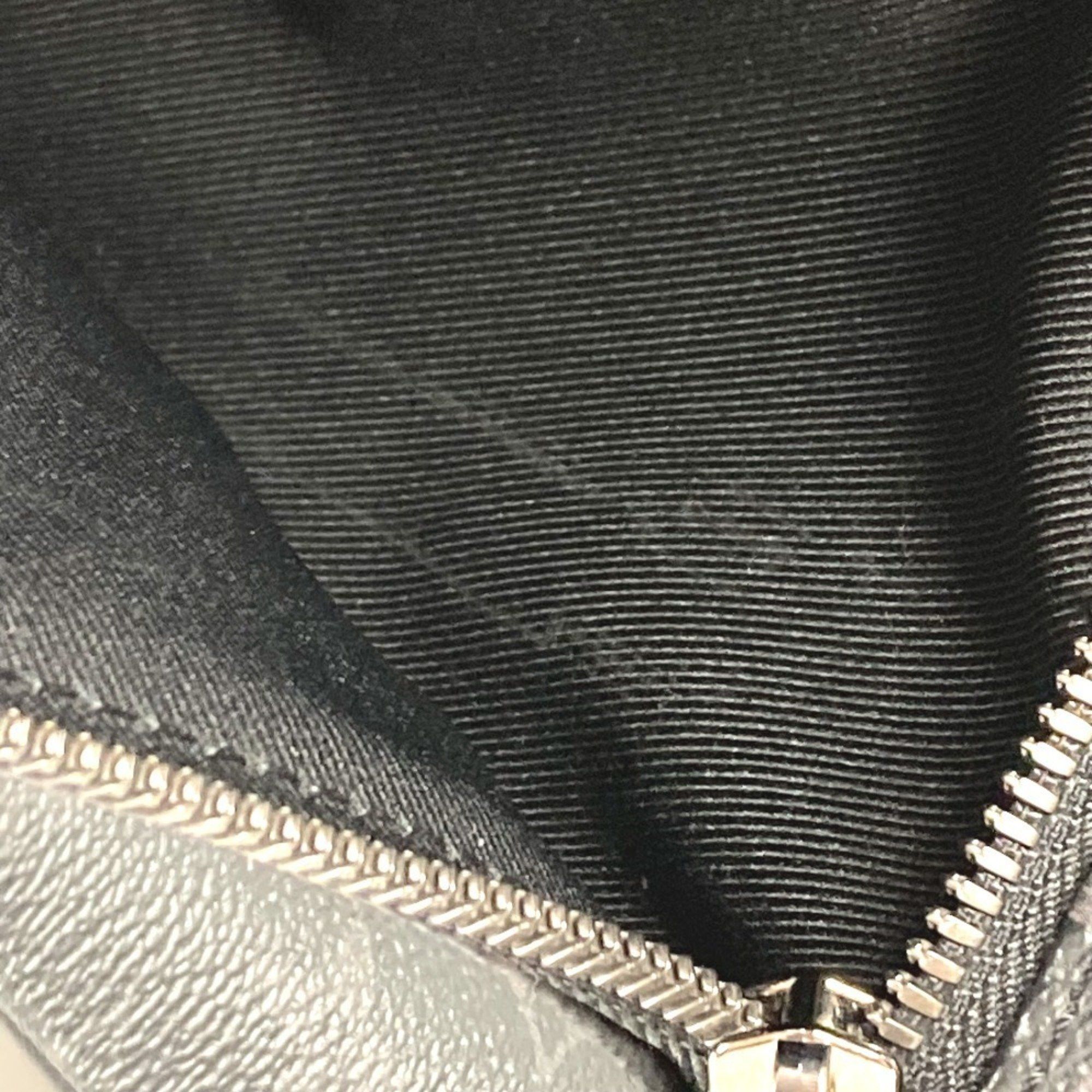 LOUIS VUITTON M46255 Monogram Eclipse District PM NV3 Flap Shoulder Bag in Canvas, Unisex, Black