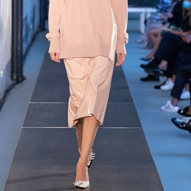 Other Other N°21 GONNA TESSUTO Polyurethane Coated Skirt Enamel Skirts 21SW-C031-5029 DUTY FREE for USA Size ONE SIZE - 3 Thumbnail