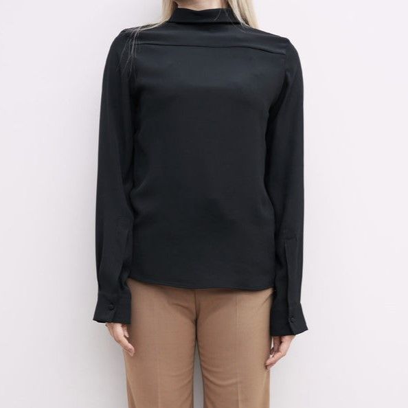 Other Other N°21 L2 BLUSA TESSUTO Acetate Silk Blouse Others Tops 24S-G091-5111 DUTY FREE for USA Size ONE SIZE - 3 Thumbnail