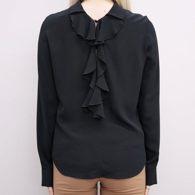 Other Other N°21 L2 BLUSA TESSUTO Acetate Silk Blouse Others Tops 24S-G091-5111 DUTY FREE for USA Size ONE SIZE - 4 Thumbnail