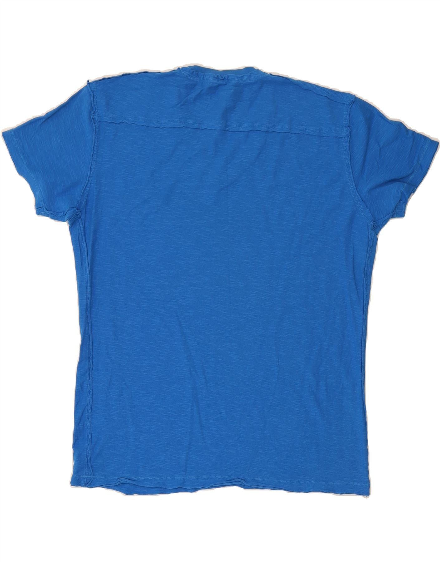 Diesel Womens T-Shirt Top UK 18 XL Blue Cotton Size L / US 10 / IT 46 - 2 Thumbnail