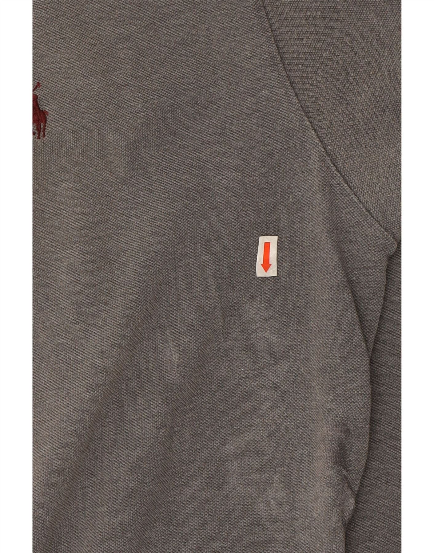 Polo Ralph Lauren Mens Polo Shirt Large Grey Cotton Size US L / EU 52-54 / 3 - 3 Thumbnail