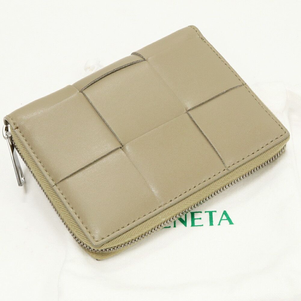 Bottega Veneta Bottega Veneta Bottega Veneta Cassette Calf Zip Around Wallet Leather Short Wallet 749462 DUTY FREE for USA Size ONE SIZE - 2 Thumbnail