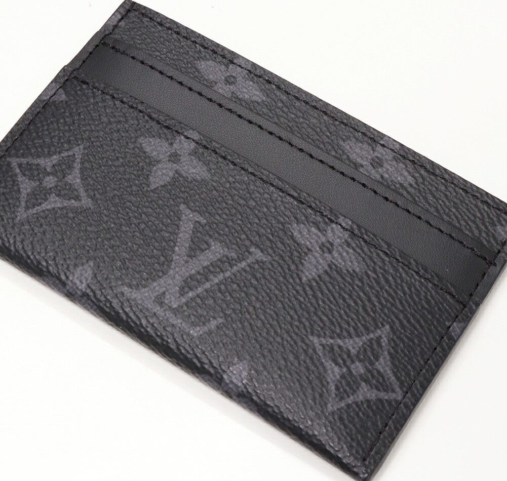 Louis Vuitton Louis Vuitton Louis Vuitton Monogram Eclipse Porte Cartes Double Card Case M62170 Canvas Card Case M62170 DUTY FREE for USA Size ONE SIZE - 4 Thumbnail