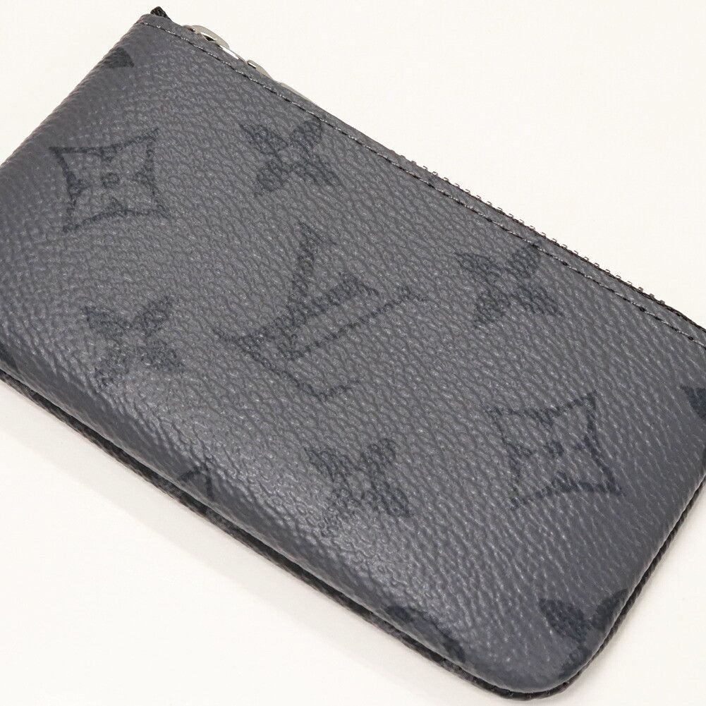 Louis Vuitton Louis Vuitton Louis Vuitton Monogram Eclipse Reverse Pochette Clé 2way key & coin case M80905 Canvas Coin Case M80905 DUTY FREE for USA Size ONE SIZE - 4 Thumbnail