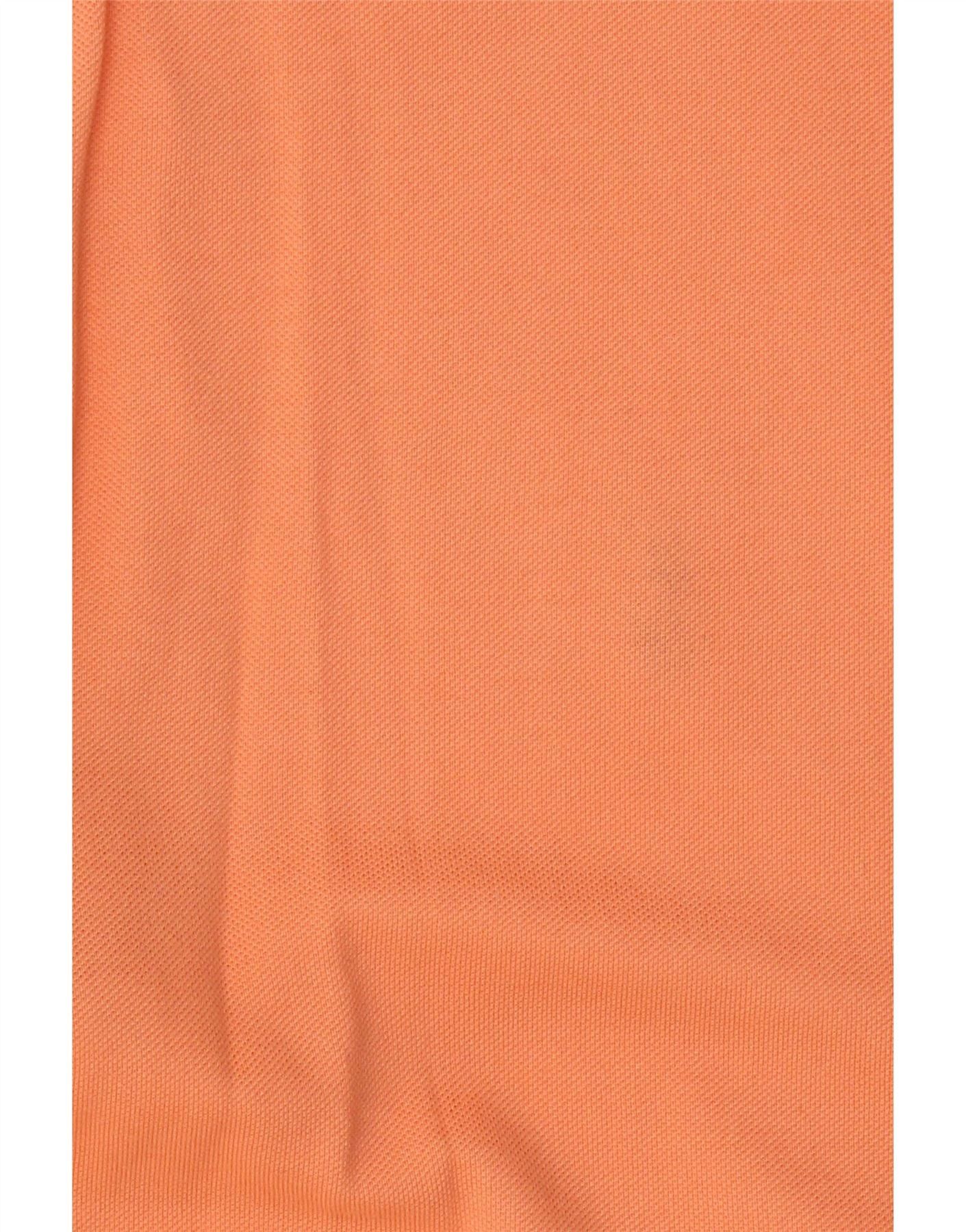 Polo Ralph Lauren Mens Custom Fit Polo Shirt Medium Orange Cotton Size US M / EU 48-50 / 2 - 4 Thumbnail