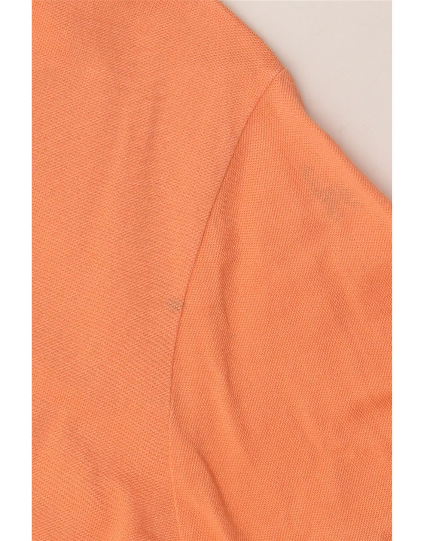 Polo Ralph Lauren Mens Custom Fit Polo Shirt Medium Orange Cotton Size US M / EU 48-50 / 2 - 3 Thumbnail