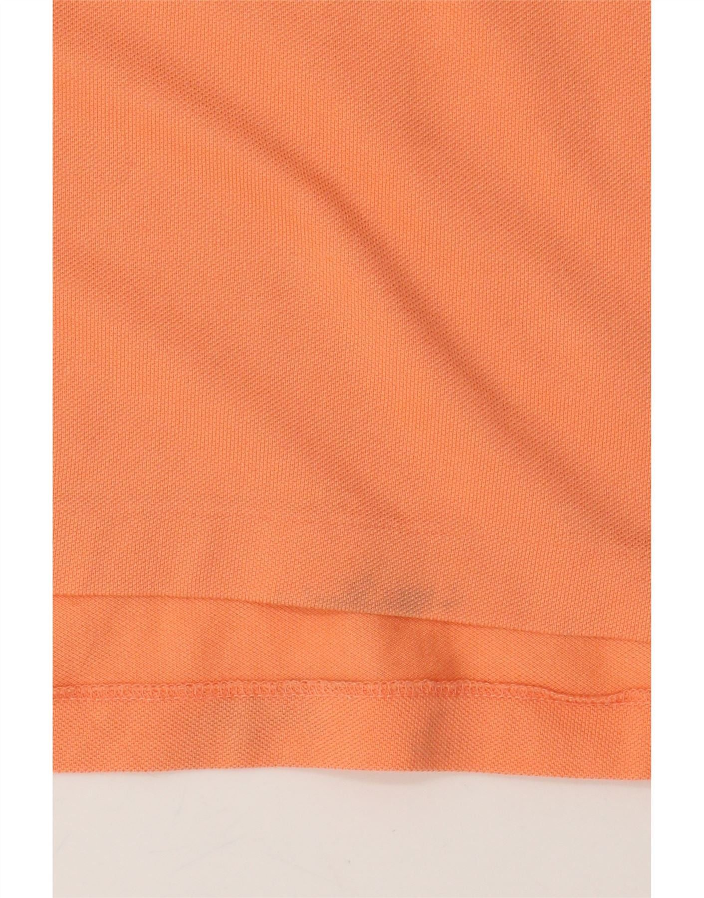 Polo Ralph Lauren Mens Custom Fit Polo Shirt Medium Orange Cotton Size US M / EU 48-50 / 2 - 6 Thumbnail