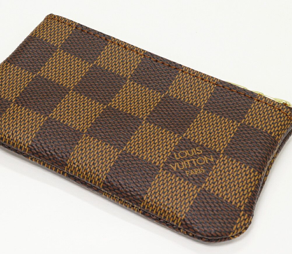 Louis Vuitton Louis Vuitton Louis Vuitton Damier Pochette Clé 2way coin case key case N62658 Canvas Coin Case N62658 DUTY FREE for USA Size ONE SIZE - 5 Thumbnail