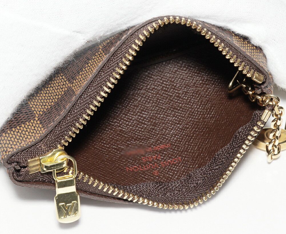 Louis Vuitton Louis Vuitton Louis Vuitton Damier Pochette Clé 2way coin case key case N62658 Canvas Coin Case N62658 DUTY FREE for USA Size ONE SIZE - 3 Thumbnail