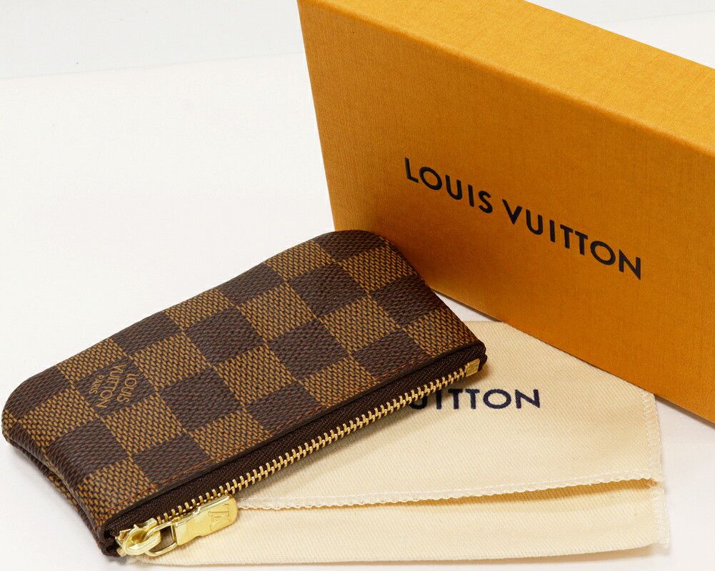 Louis Vuitton Louis Vuitton Louis Vuitton Damier Pochette Clé 2way coin case key case N62658 Canvas Coin Case N62658 DUTY FREE for USA Size ONE SIZE - 2 Thumbnail
