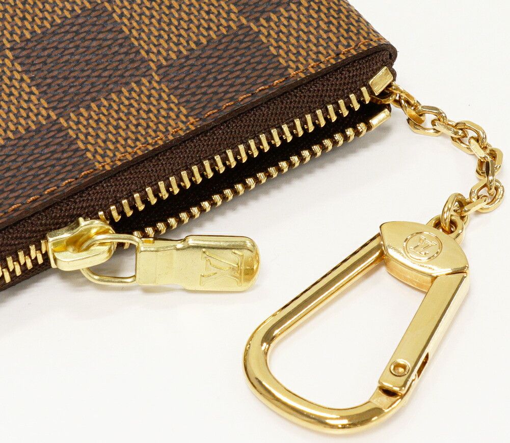 Louis Vuitton Louis Vuitton Louis Vuitton Damier Pochette Clé 2way coin case key case N62658 Canvas Coin Case N62658 DUTY FREE for USA Size ONE SIZE - 4 Thumbnail