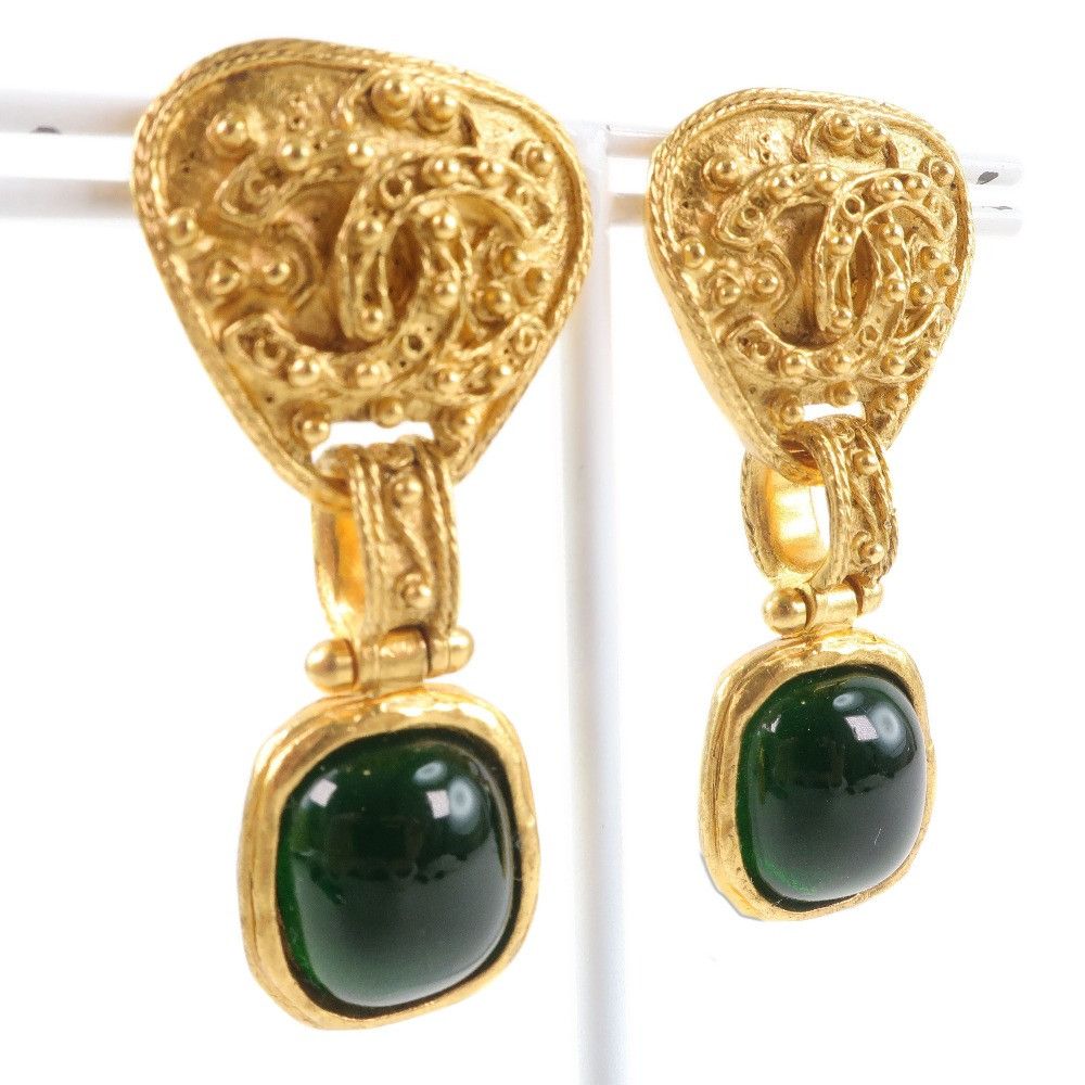 Chanel Chanel Chanel Gripoix Vintage Earrings Metal Earrings DUTY FREE for USA Size ONE SIZE - 3 Thumbnail