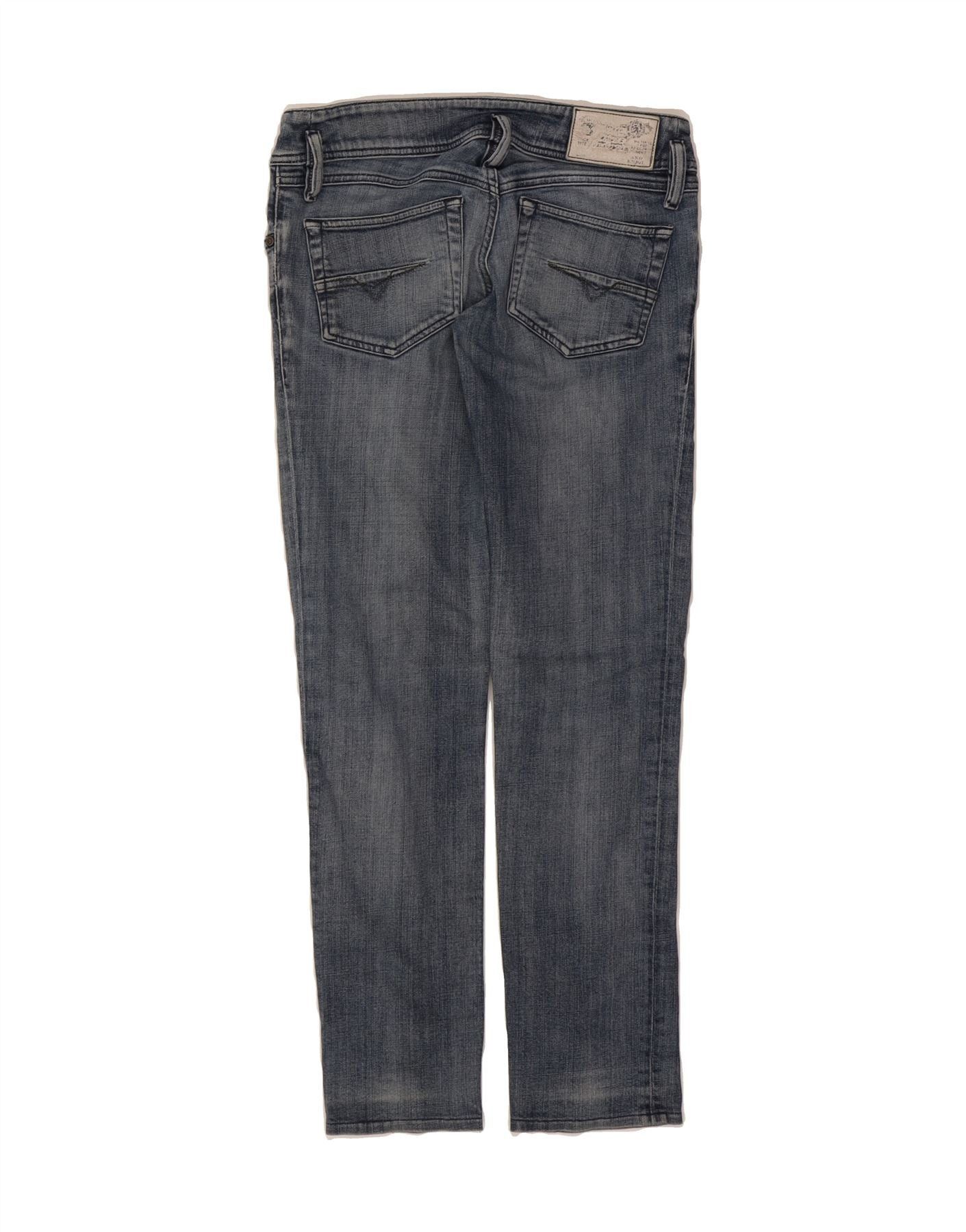 Diesel Womens Matic Slim Jeans W28 L30 Blue Cotton Size 42" / US 20 - 2 Thumbnail