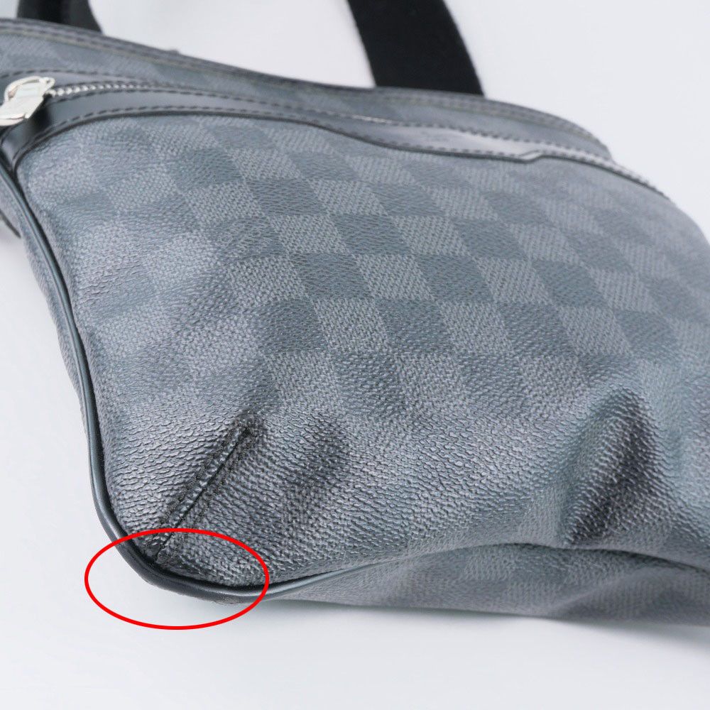 Louis Vuitton Louis Vuitton Louis Vuitton Thomas Damier Graphite Shoulder Bag Canvas Shoulder Bag N58028 DUTY FREE for USA Size ONE SIZE - 4 Thumbnail