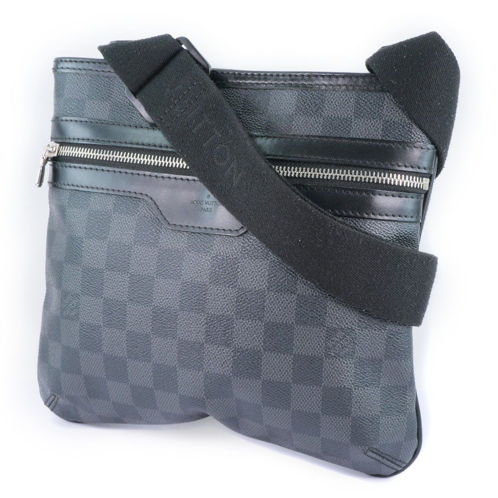Louis Vuitton Louis Vuitton Louis Vuitton Thomas Damier Graphite Shoulder Bag Canvas Shoulder Bag N58028 DUTY FREE for USA Size ONE SIZE - 2 Thumbnail