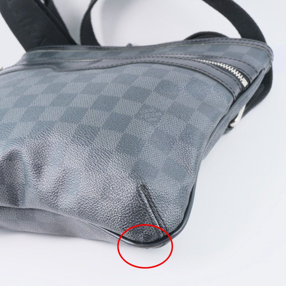 Louis Vuitton Louis Vuitton Louis Vuitton Thomas Damier Graphite Shoulder Bag Canvas Shoulder Bag N58028 DUTY FREE for USA Size ONE SIZE - 5 Thumbnail