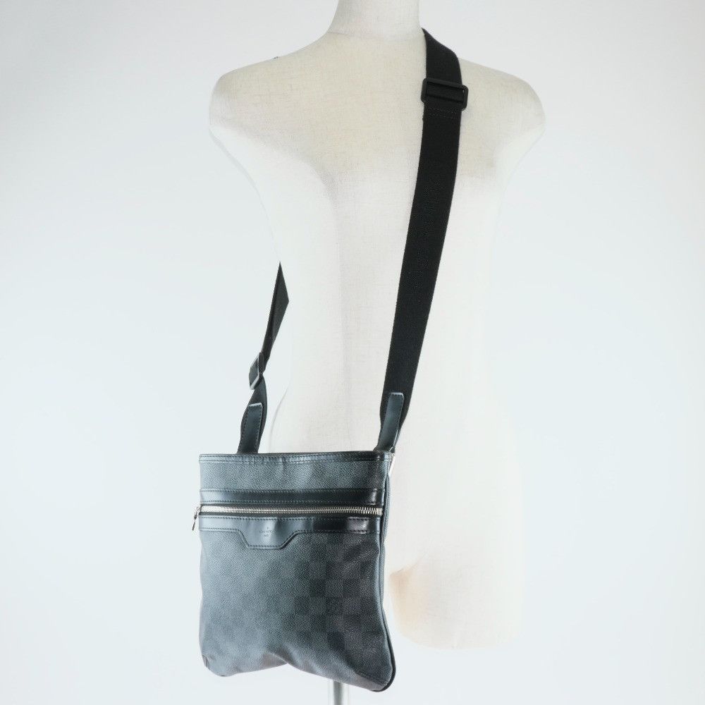 Louis Vuitton Louis Vuitton Louis Vuitton Thomas Damier Graphite Shoulder Bag Canvas Shoulder Bag N58028 DUTY FREE for USA Size ONE SIZE - 12 Thumbnail